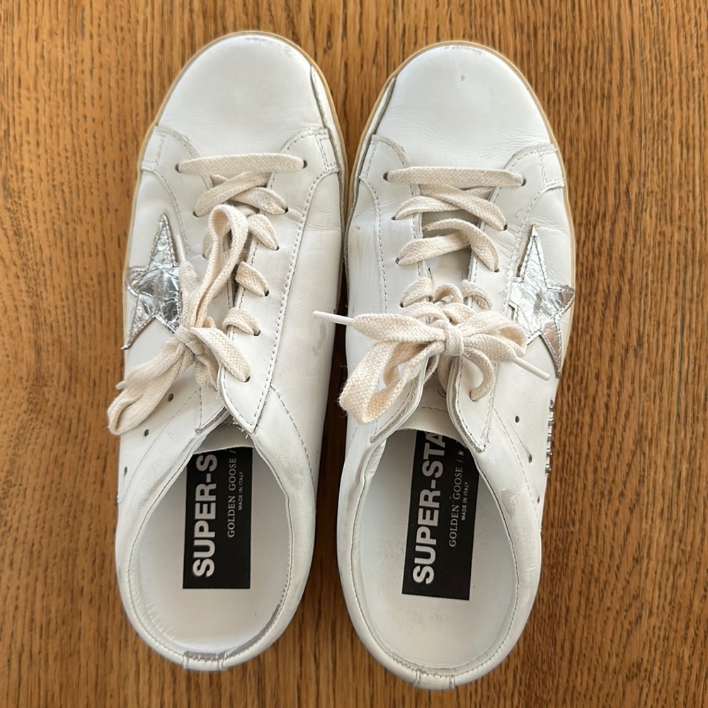 Superstar Leather Slides